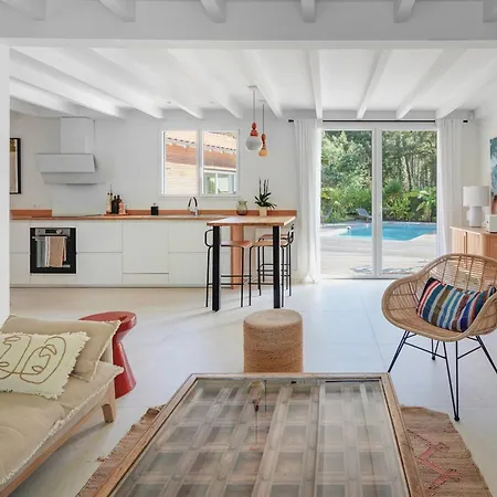 Avec Piscine Chauffee, Jardin Exotique, Au Calme Proche Plages Et Commerces, - Fr-1-791-17 Villa